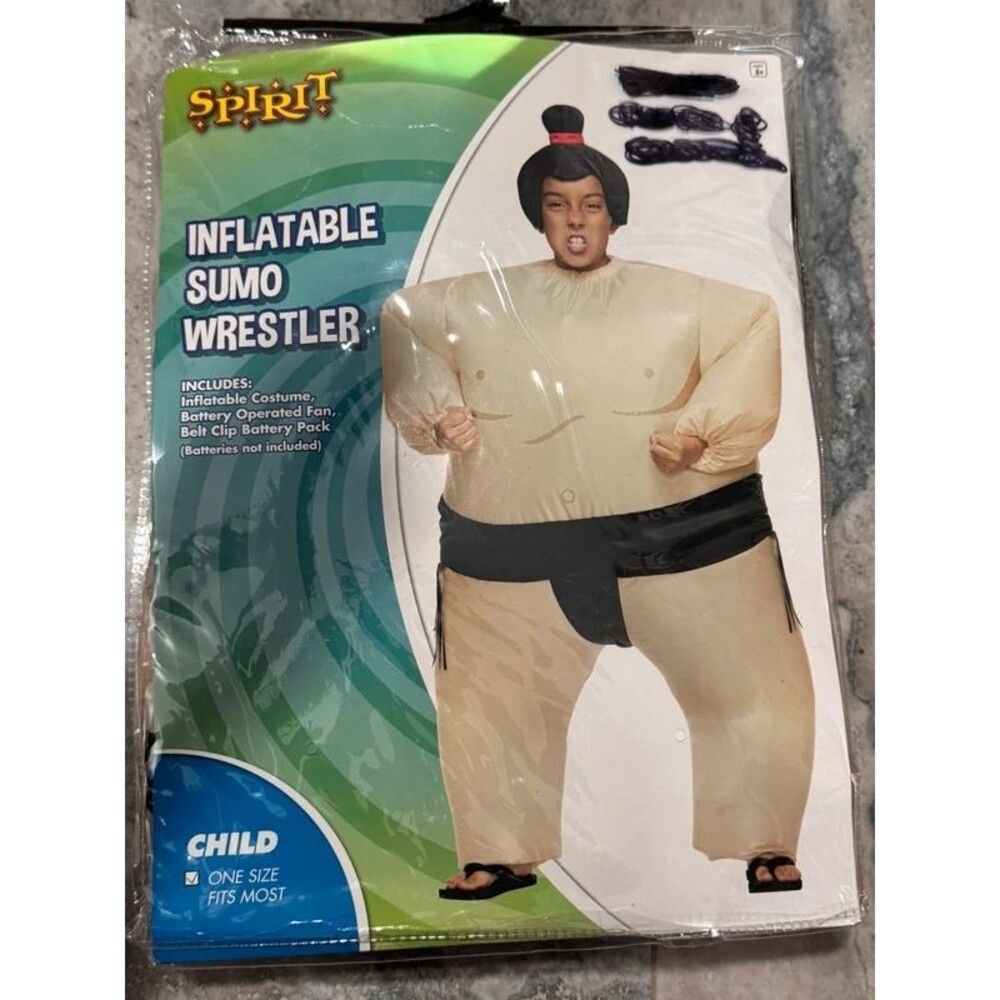Spirit Halloween Child Inflatable Sumo Wrestler Costume